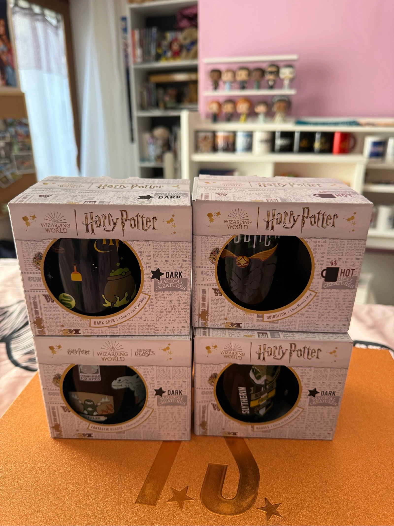 Lot 4 mugs Harry Potter
